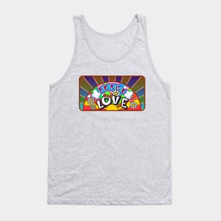 Peace love and understanding. Tank Top